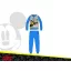 Disney Mickey téli pamut gyerek pizsama (116)