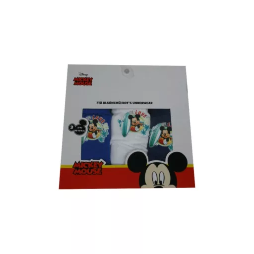 Disney Mickey egér gyerek alsó 3 darab/csomag (122/128)
