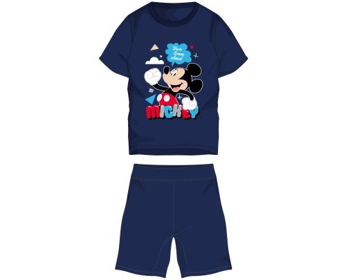 Disney Mickey pamut nyári együttes - póló-rövidnadrág szett (98)