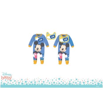 Disney Mickey egér baba rugdalózó előkével