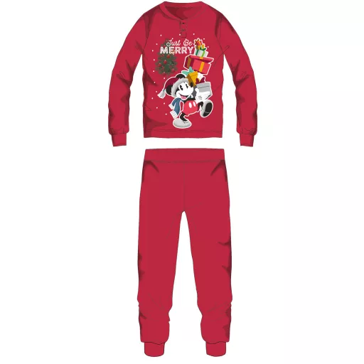 Disney Mickey vastag karácsonyi női pizsama L