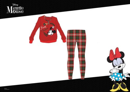 Disney Minnie téli vastag gyerek pizsama (116)