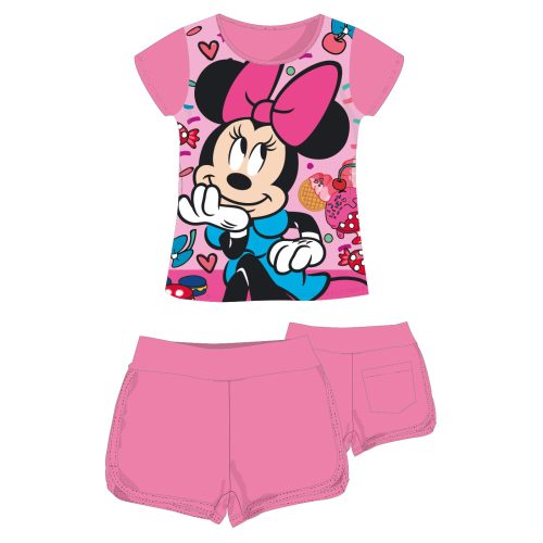 Disney Minnie egér nyári együttes póló rövidnadrág szett (110 cm)