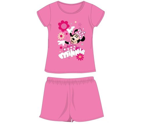 Disney Minnie pamut nyári együttes - póló-rövidnadrág szett (122)