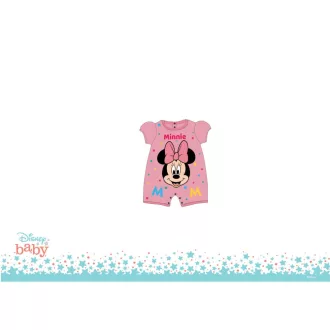 Disney Minnie nyári rövid ujjú baba rugdalózó (0-1 hó)