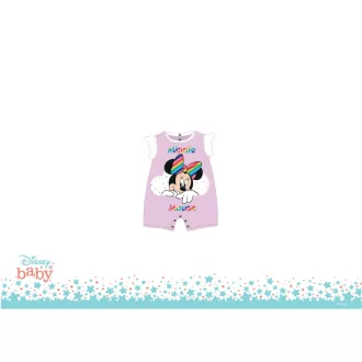 Disney Minnie nyári rövid ujjú baba rugdalózó (0-1 hó)