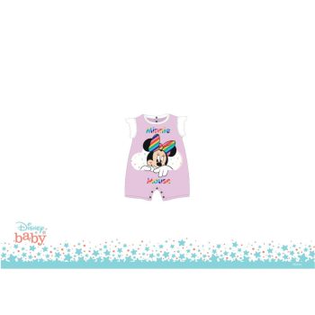 Disney Minnie nyári rövid ujjú baba rugdalózó (0-1 hó)