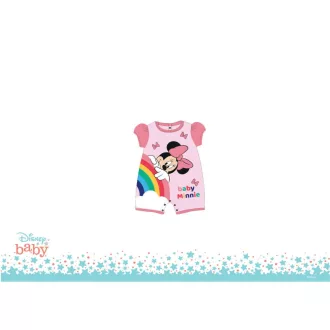 Disney Minnie nyári rövid ujjú baba rugdalózó (1-3 hó)