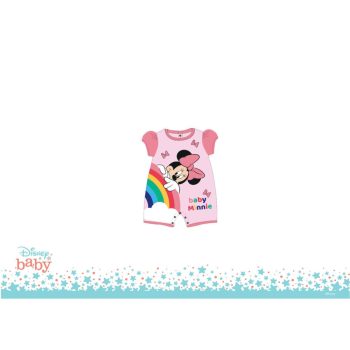 Disney Minnie nyári rövid ujjú baba rugdalózó (1-3 hó)