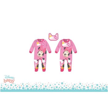 Disney Minnie egér baba rugdalózó előkével