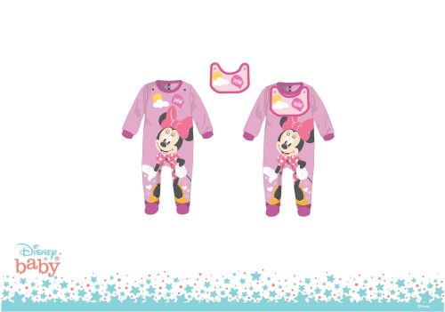 Disney Minnie egér baba rugdalózó előkével