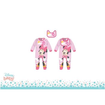 Disney Minnie egér baba rugdalózó előkével