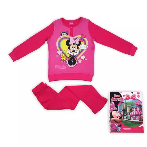Disney Minnie téli pamut gyerek pizsama
