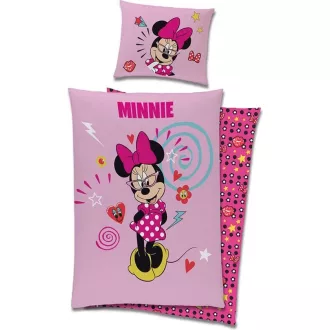 Disney Minnie ágyneműhuzat garnitúra 140x200cm, 65x65cm