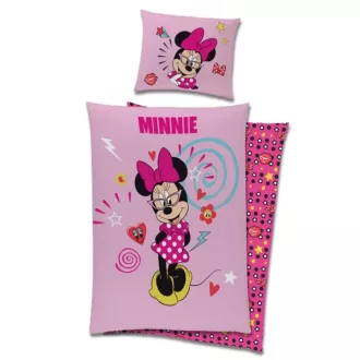 Disney Minnie ágyneműhuzat garnitúra 140x200cm, 70x90cm