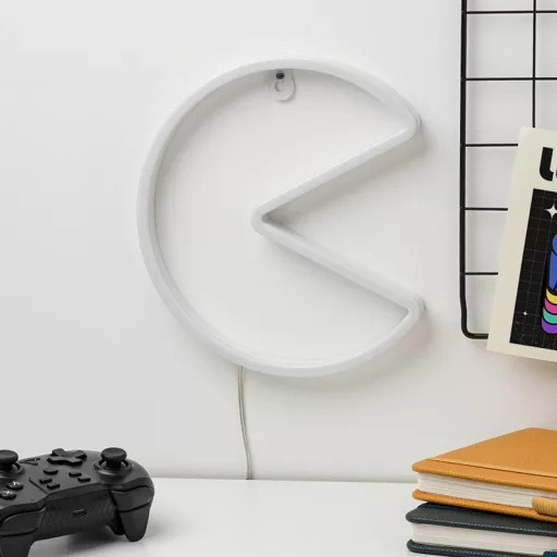 Pac Man falra függeszthető LED Neon lámpa