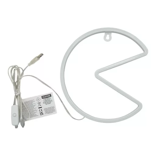 Pac Man falra függeszthető LED Neon lámpa