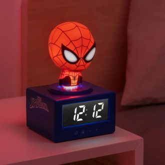 Pókember digitális ébresztőóra + éjjeli fény