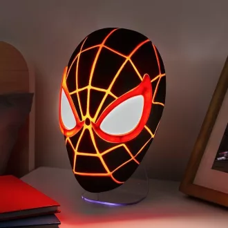 Miles Morales maszk LED világító lámpa
