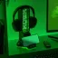 Xbox LED NEON gamer fejhallgató + telefontartó állvány