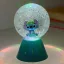 Disney Lilo és Stitch, A csillagkutya LED csillogó világító hógömb