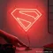 Superman falra szerelhető LED neonfény
