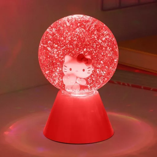 Hello Kitty LED Glitter Ball hangulatvilágítás változtatható színnel