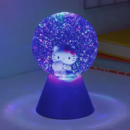 Hello Kitty LED Glitter Ball hangulatvilágítás változtatható színnel