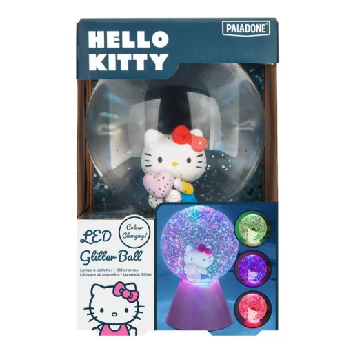 Hello Kitty LED Glitter Ball hangulatvilágítás változtatható színnel