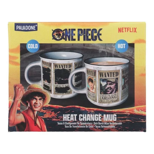 One Piece hőre változó bögre 350ml