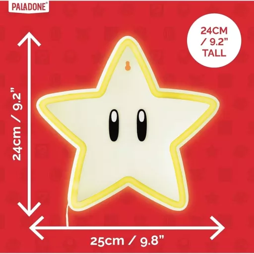 Super Mario falra szerelhető LED neon világítás