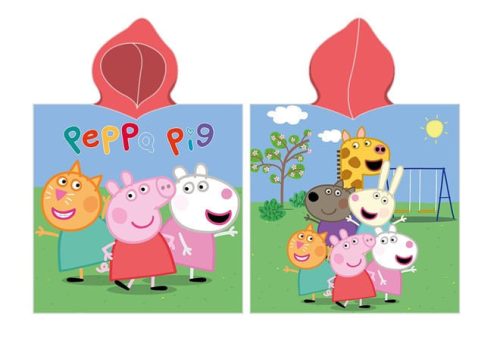 Peppa malac Playground strand törölköző poncsó 55x110cm