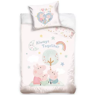 Peppa Malac ágyneműhuzat 140×200cm, 70×90cm