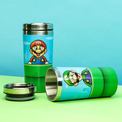 Super Mario „Warp Pipe” termoszpohár / utazó bögre 450 ml