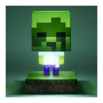 Minecraft - Zombie 3D hangulatvilágítás 11 cm