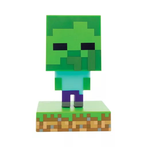 Minecraft - Zombie 3D hangulatvilágítás 11 cm