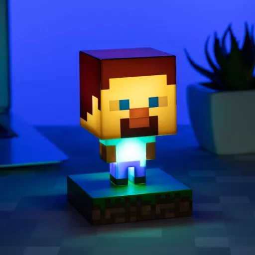 Minecraft Steve 3D hangulatvilágítás 13cm