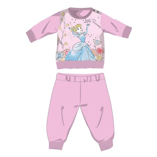 Disney Hercegnők téli vastag baba interlock pizsama