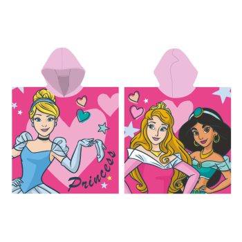 Disney Hercegnők gyorsan száradó poncsó (55x110cm)