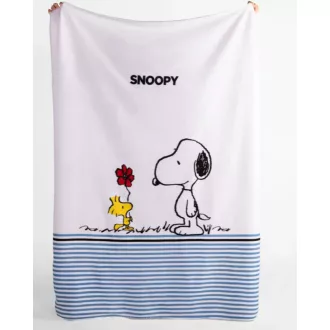 Snoopy coral fleece polár takaró 130x170 cm