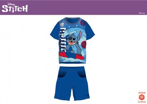 Disney Stitch nyári együttes póló rövidnadrág szett (104 cm)
