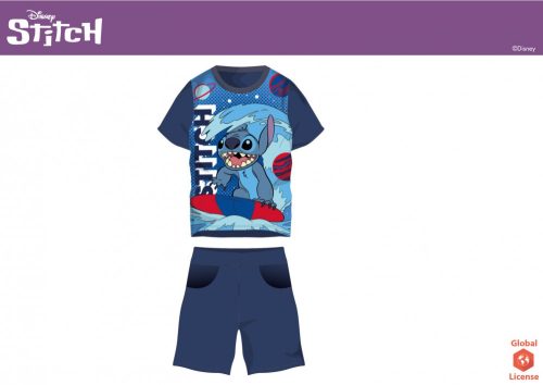 Disney Stitch nyári együttes póló rövidnadrág szett (110 cm)