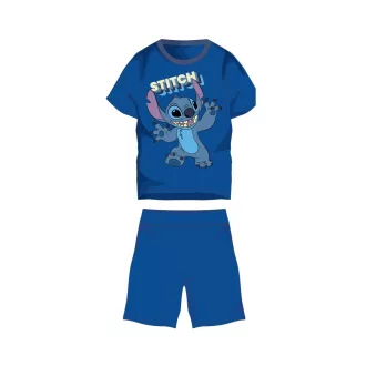 Disney Lilo és Stitch, A csillagkutya pamut nyári együttes - póló-rövidnadrág szett (98)