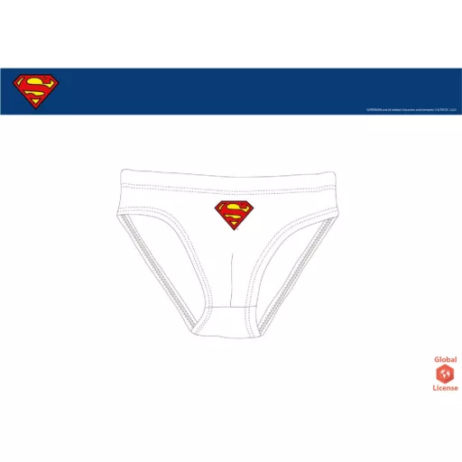 Superman gyerek alsó 3 darab/csomag (122/128)