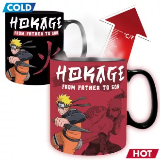 Naruto Shippuden hőre változó bögre 460 ml FROM FATHER TO SON 460 ml