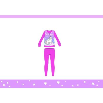 Unikornis téli pamut gyerek pizsama (134)