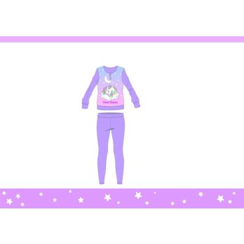 Unikornis téli vastag gyerek pizsama (98)