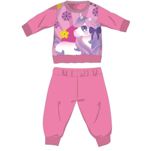 Unikornis téli vastag baba pizsama