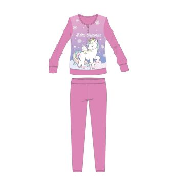 Unikornis téli vastag gyerek pizsama