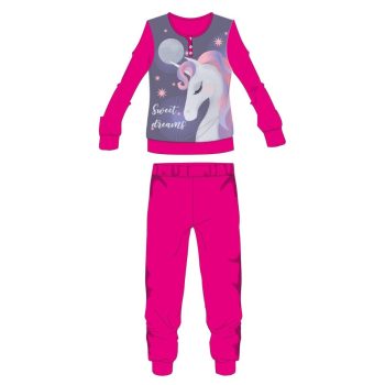 Unikornis polár pizsama - téli vastag gyerek pizsama
